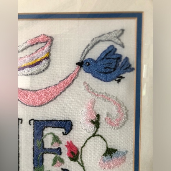 Embroidered 'Home Sweet Home' Framed Art - Picture 8 of 16